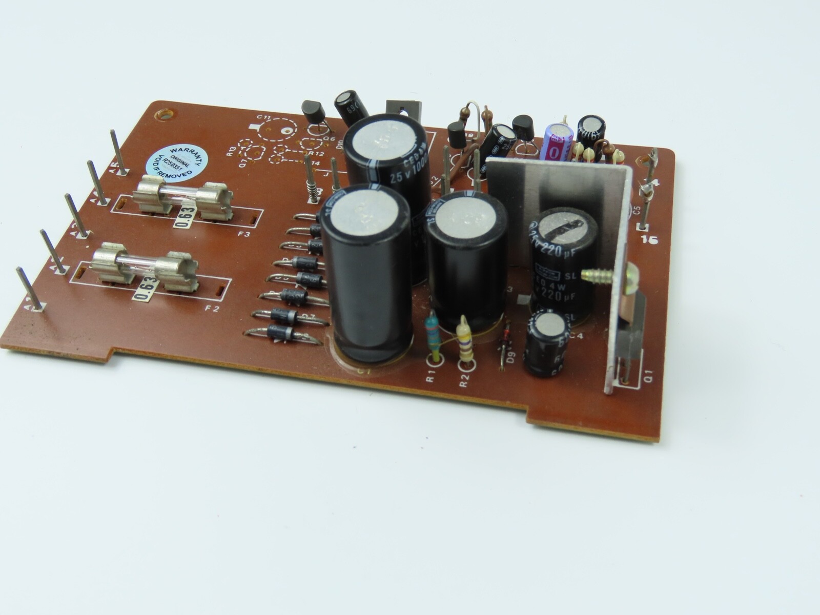 > AKAI CS-705D < Power Supply PCB Board T3-8220 Tape Deck Part /B270 - Image 4