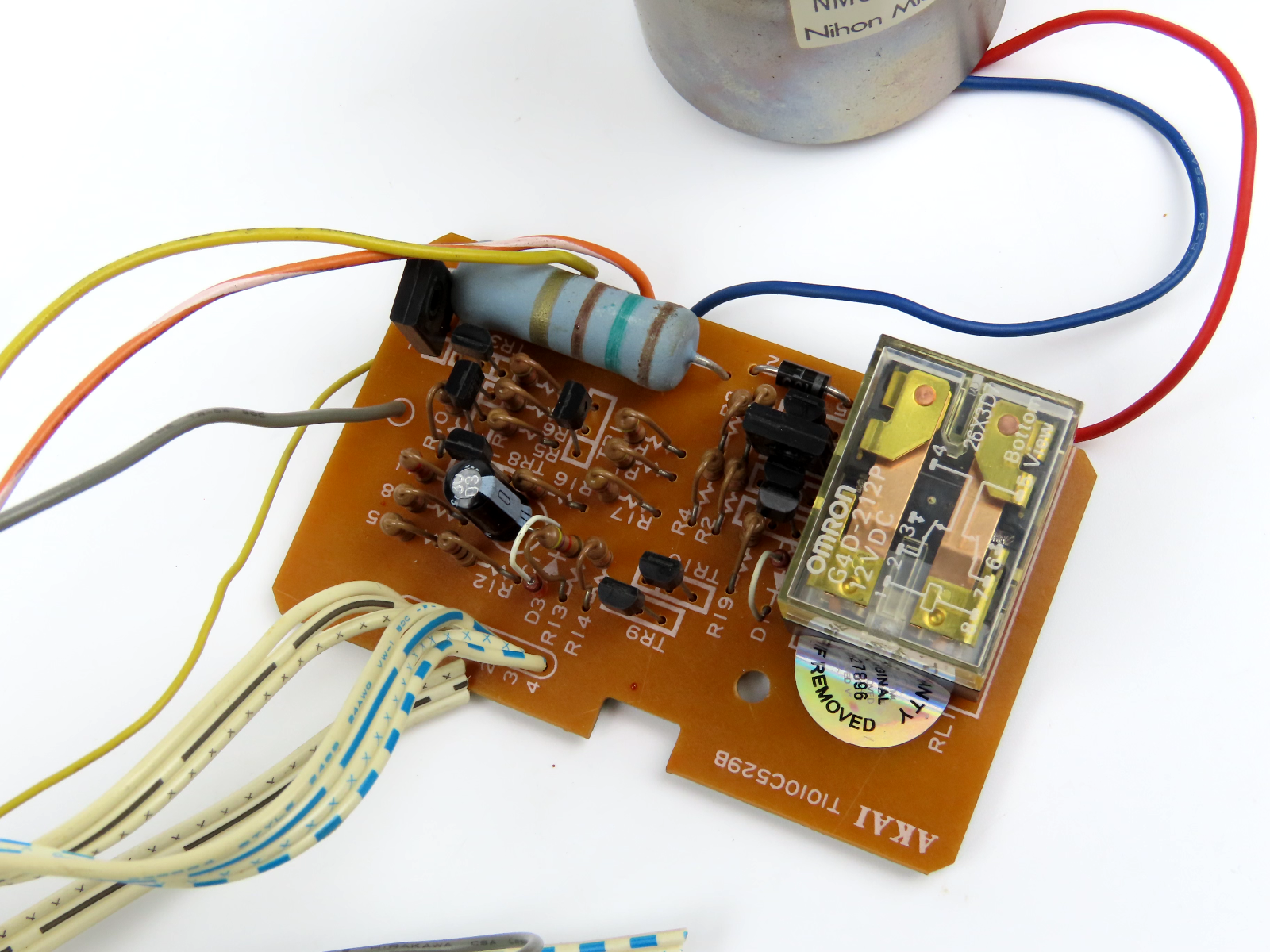 *AKAI GX-77* Reel Motor 432201075112 with PCB Board Reel to Reel Part /AK589 - Image 5