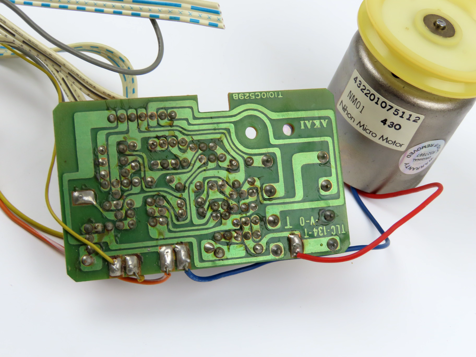 *AKAI GX-77* Reel Motor 432201075112 with PCB Board Reel to Reel Part /AK589 - Image 6