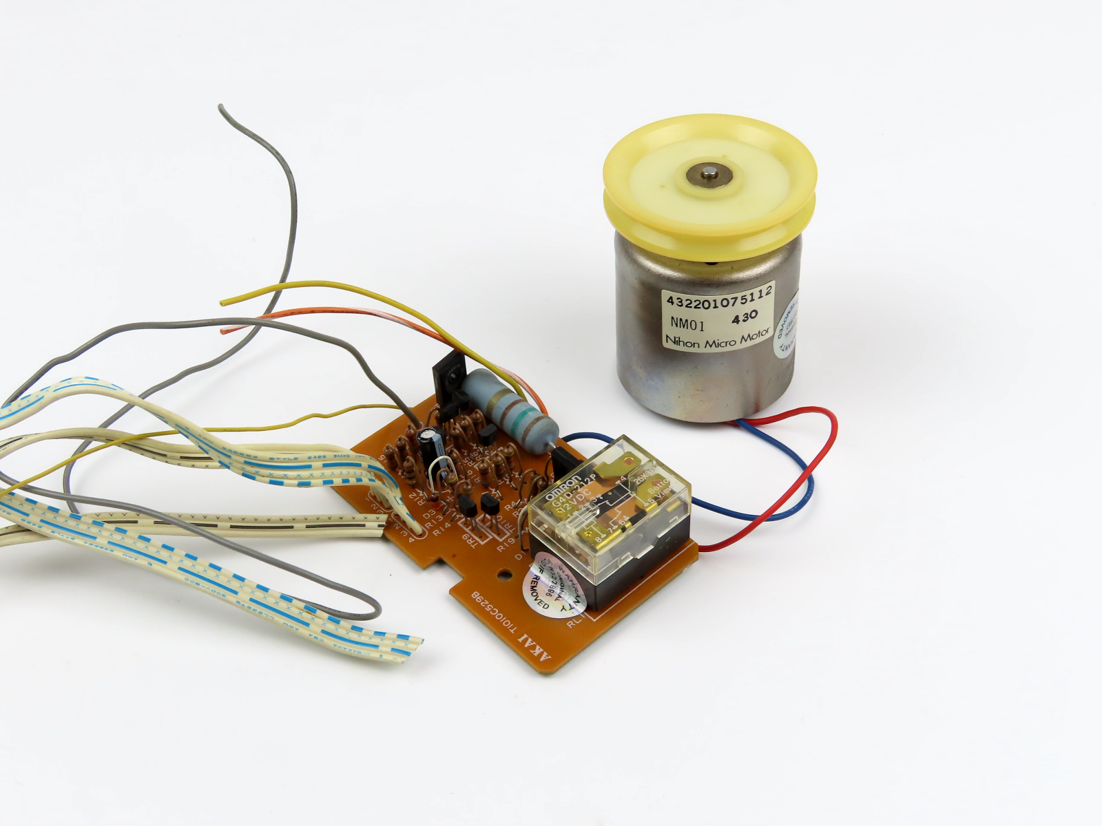 *AKAI GX-77* Reel Motor 432201075112 with PCB Board Reel to Reel Part /AK589