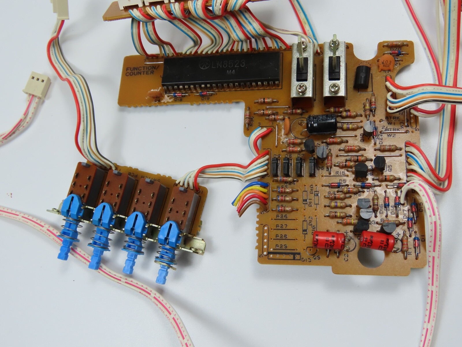 > FOSTEX A-4 < Function PCB + Counter and Switch PCB Reel to Reel Part /Fx115 - Image 4