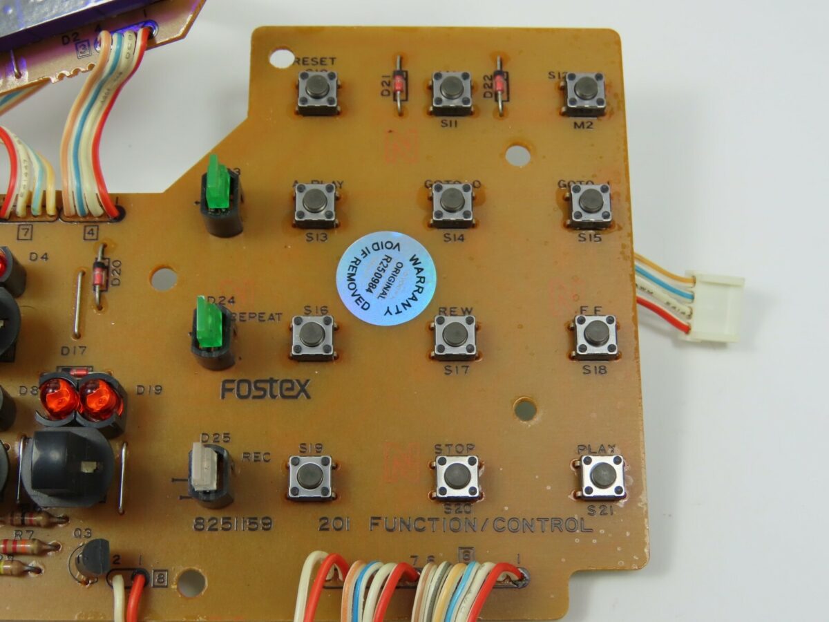 > FOSTEX Model 80 < Function / Control PCB 8251159201 Reel to Reel Parts /Fx192 - Image 5