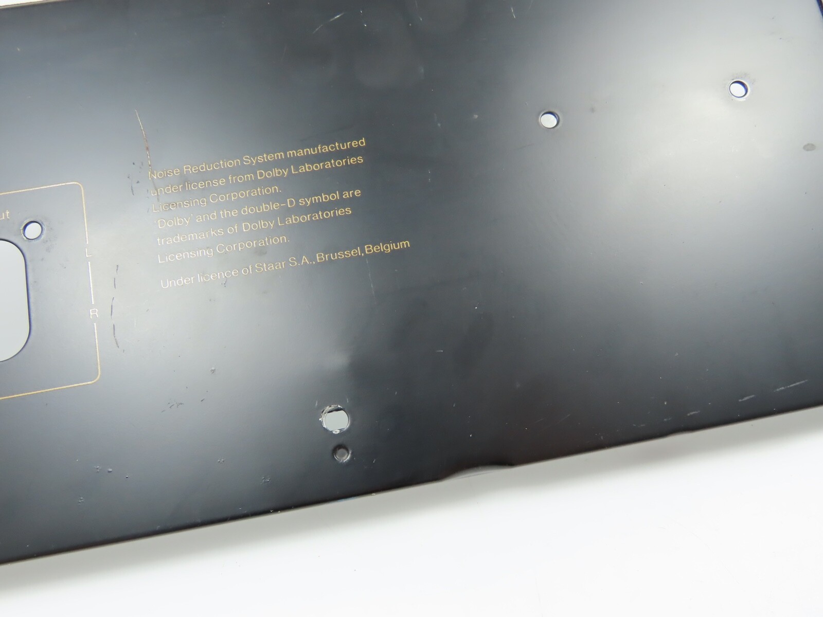 *Nakamichi RX-202E* Back Panel with Power Cord Tape Deck Parts /FP56 - Image 6