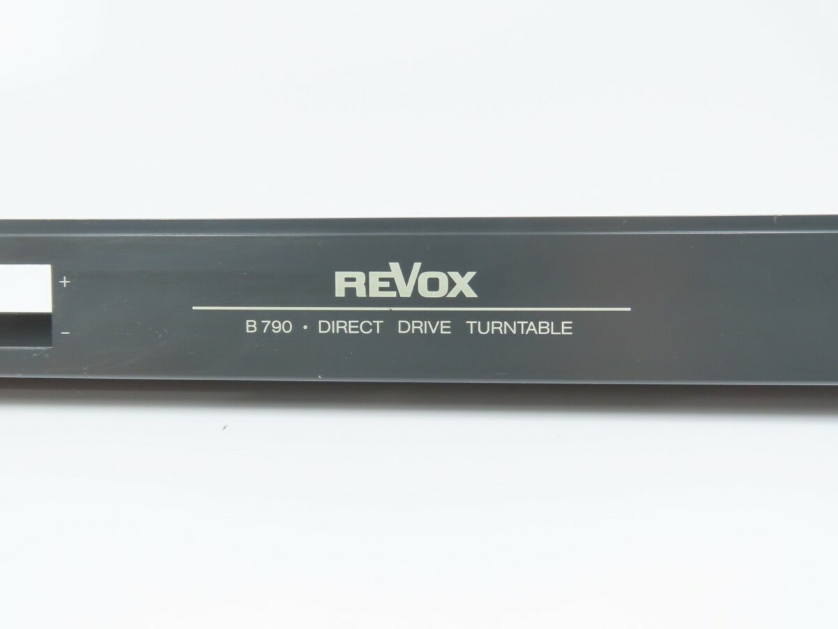 REVOX B790 Front Switches Control Panel Trim Only Turntable Parts /FP60 - Image 4