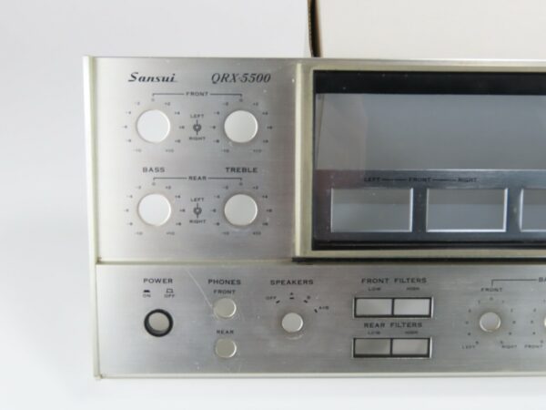 *Sansui QRX-5500* Front Panel Faceplate Amplifier Part /FP159 - Image 3