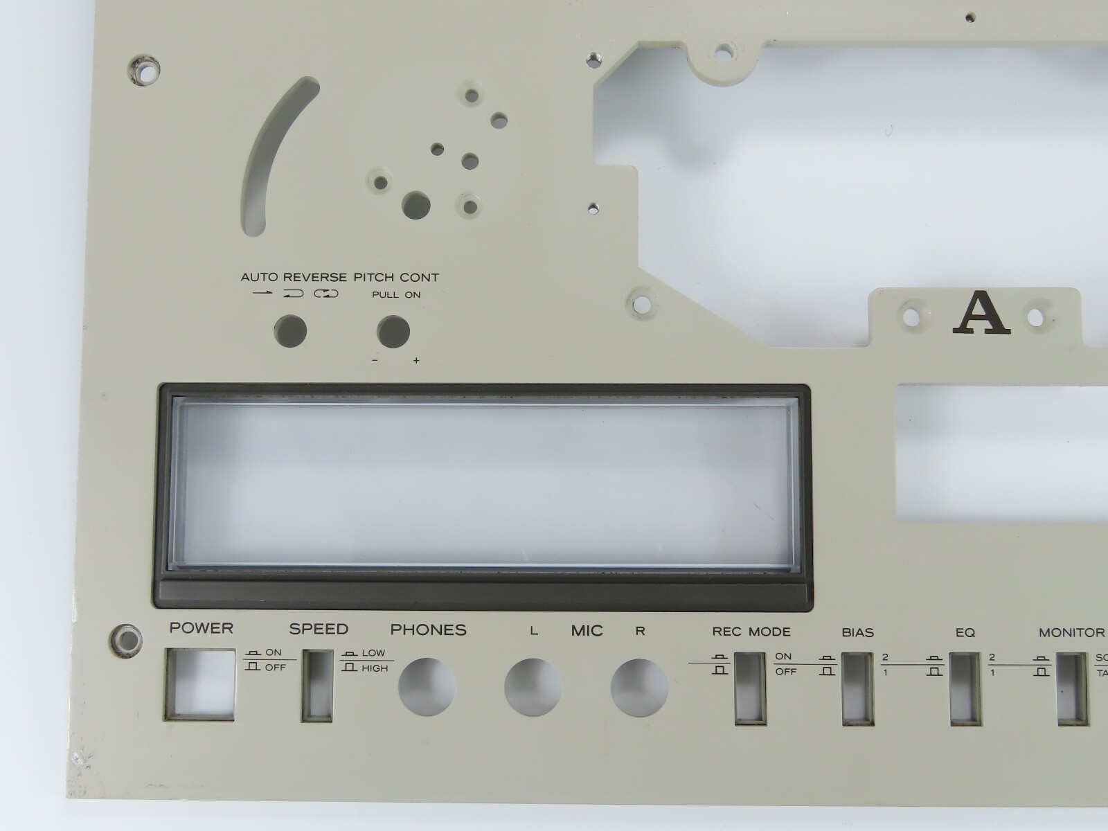 *TEAC X-7R* Front Panel Faceplate Reel to Reel Part /FP107 - Image 8