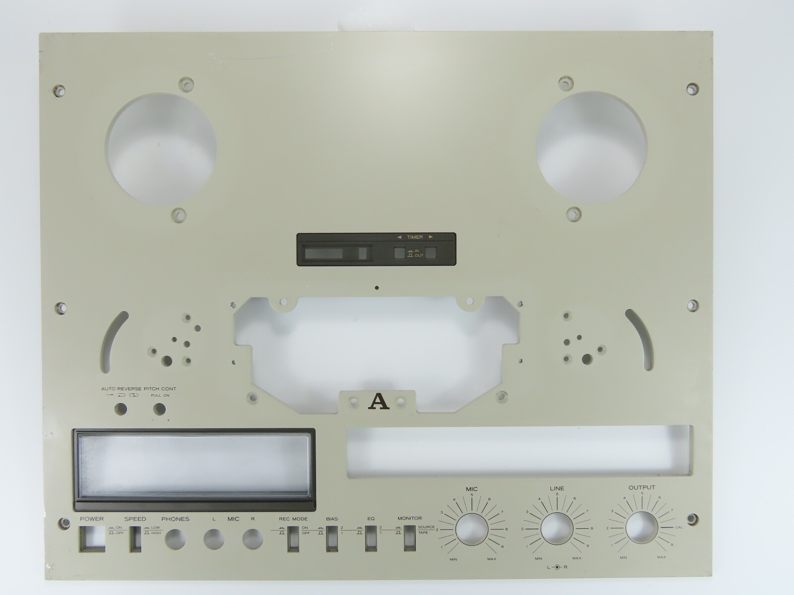 *TEAC X-7R* Front Panel Faceplate Reel to Reel Part /FP107