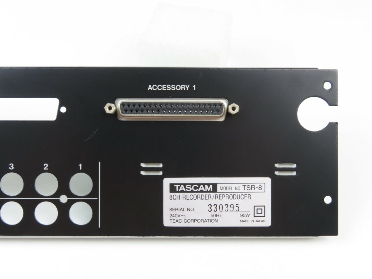 *Tascam TSR8* Rear Panel Reel to Reel Part /Ts134 - Image 4