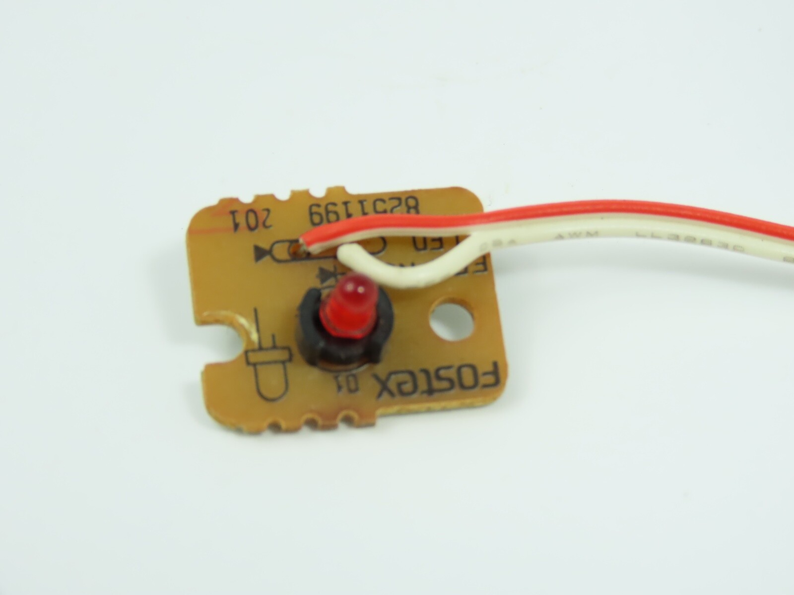 > FOSTEX Model 450 < 4x Red LED 8251199 201 Mixer Part /Fx260 - Image 3