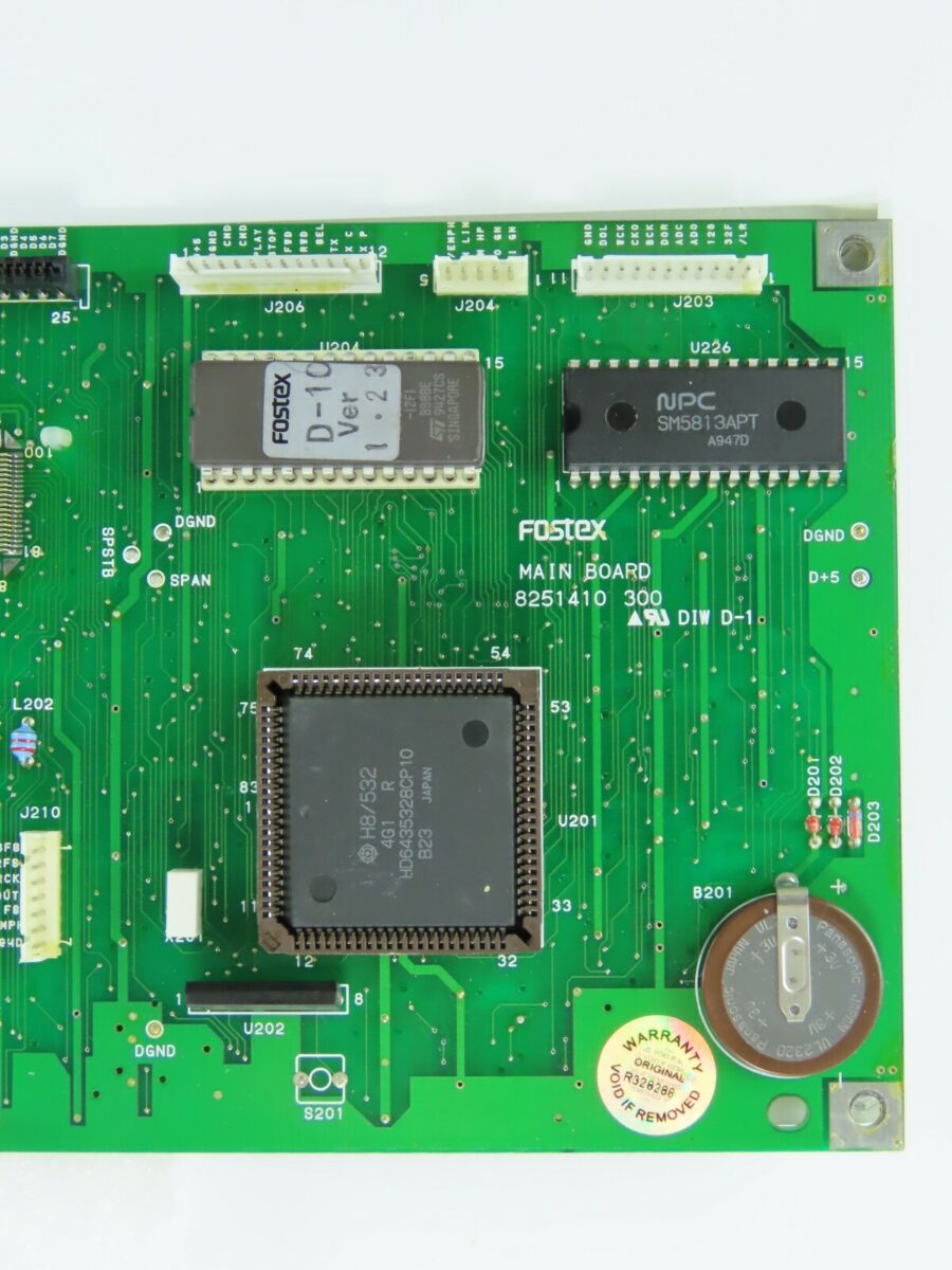 *Fostex D-10* Main Board PCB 8251410 300 Digital Master Recorder/Fx352 - Image 4