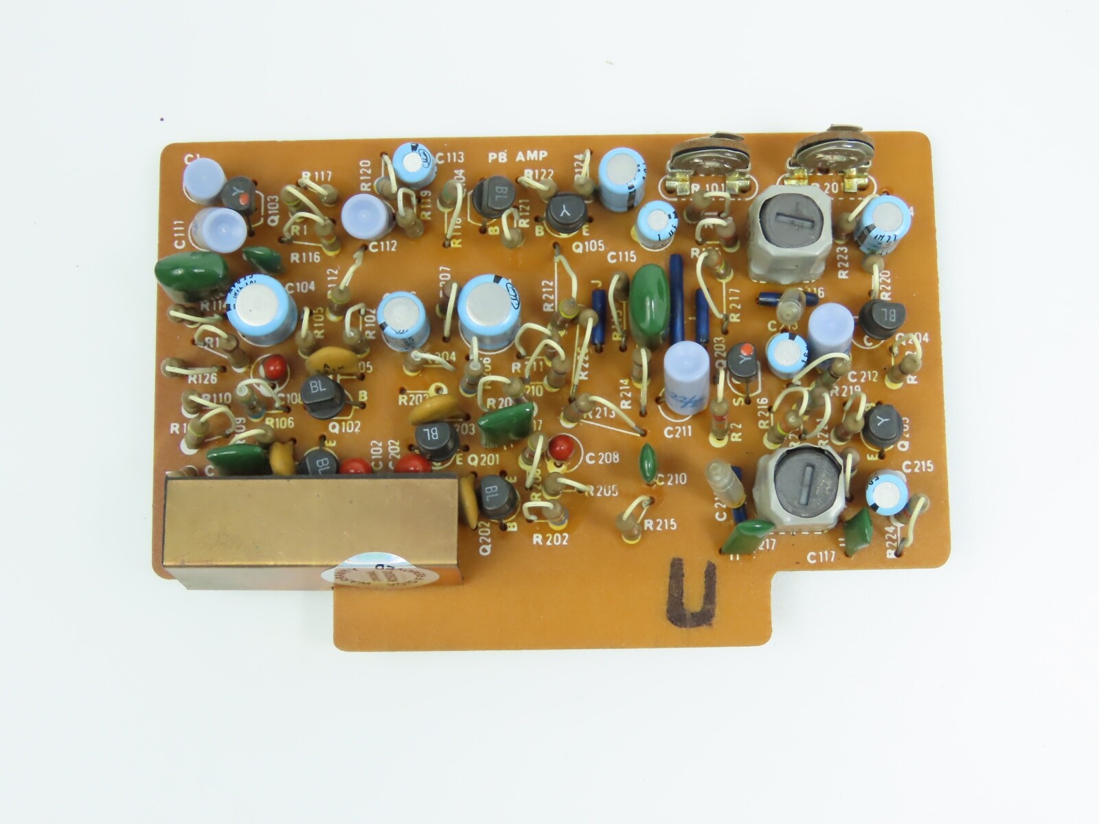 > Nakamichi 700 < PB Head Amplifier PCB Board B-7521 Tape Deck Part /ND196