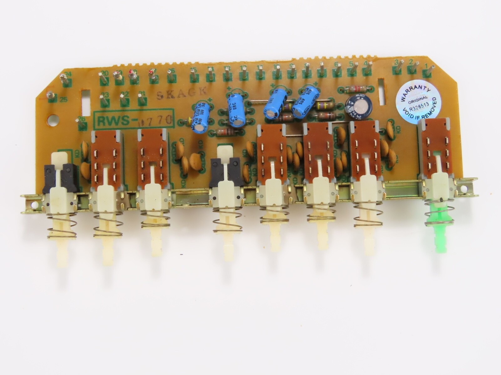 > PIONEER CT-F750 < Switch Board PCB RWS-077 Tape Deck Parts /B296