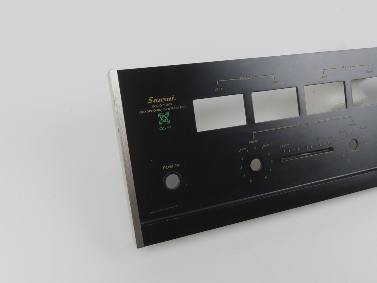 *Sansui QS-1* Front Panel Faceplate Amplifier Part /FP194 - Image 3