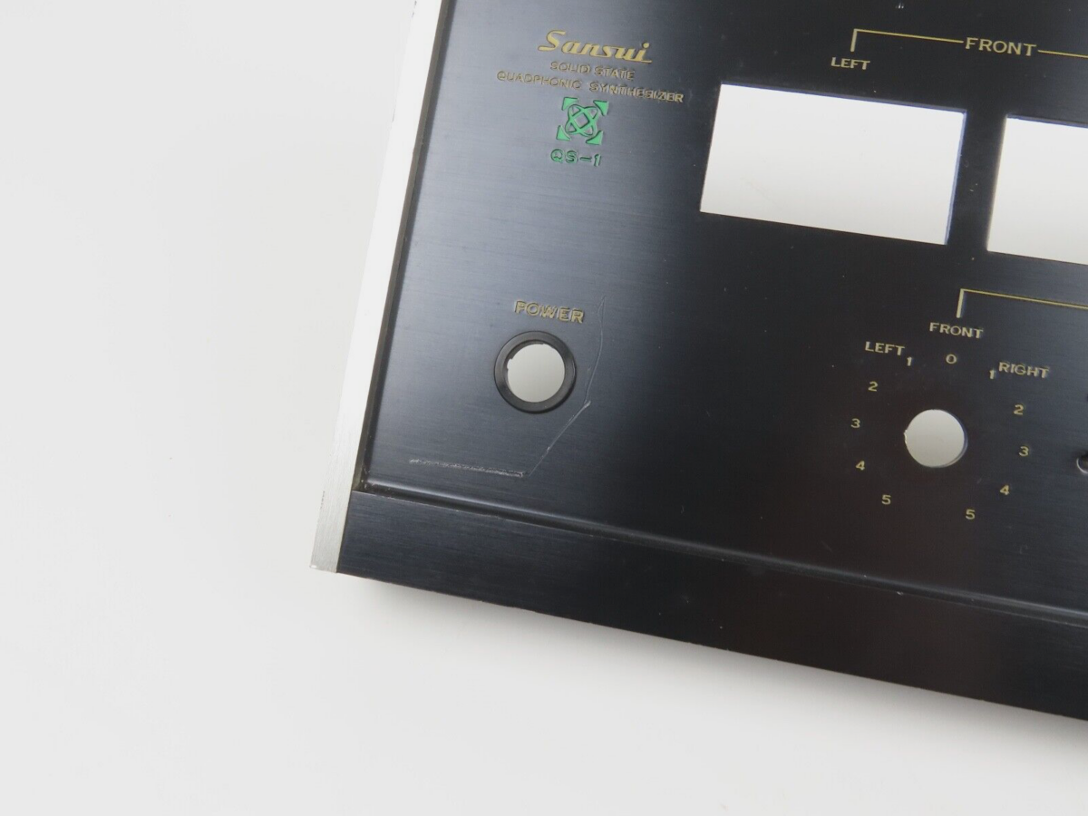 *Sansui QS-1* Front Panel Faceplate Amplifier Part /FP194 - Image 4