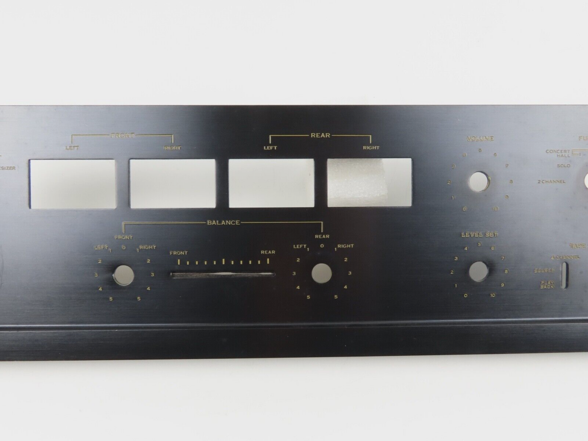 *Sansui QS-1* Front Panel Faceplate Amplifier Part /FP194 - Image 5