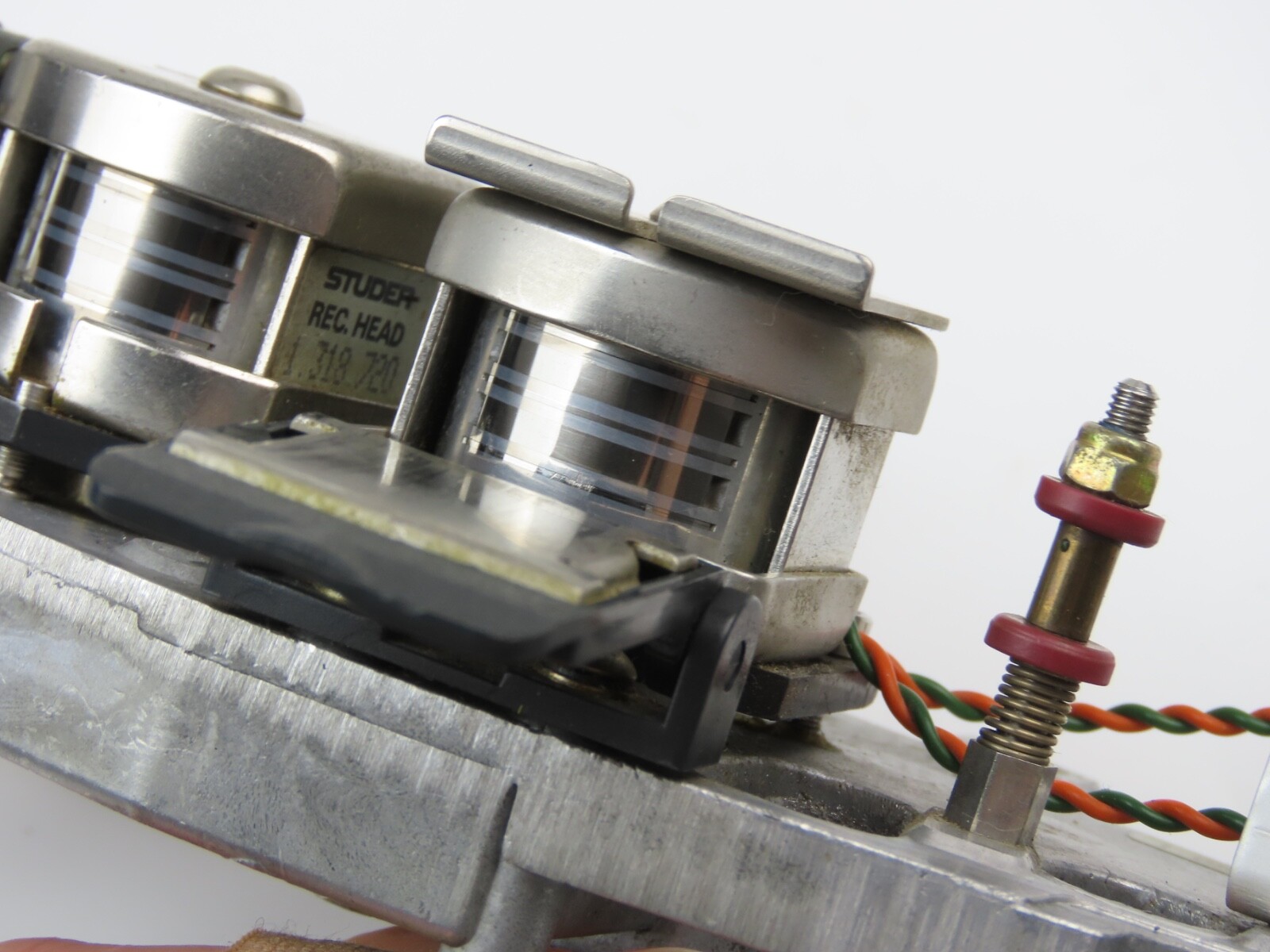 *Studer A807* 2-track Head Block with Head Support Reel to Reel Part /SD248 - Image 8