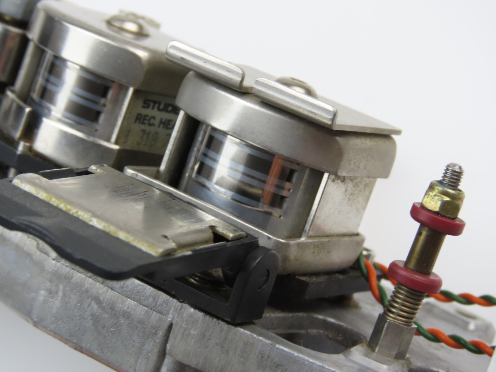 *Studer A807* 2-track Head Block with Head Support Reel to Reel Part /SD248 - Image 9