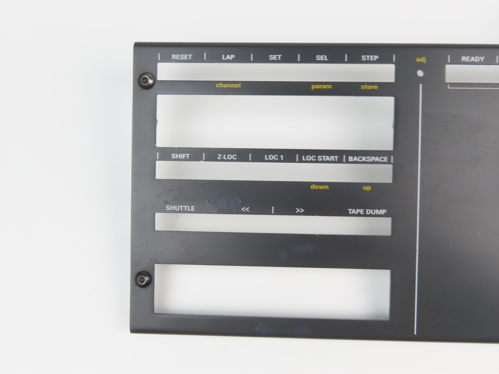 *Studer A807* Front Panel Lower Section Reel to Reel Part /FP344 - Image 3