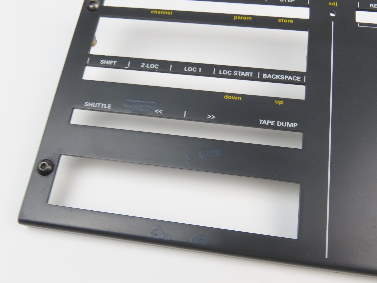 *Studer A807* Front Panel Lower Section Reel to Reel Part /FP344 - Image 4