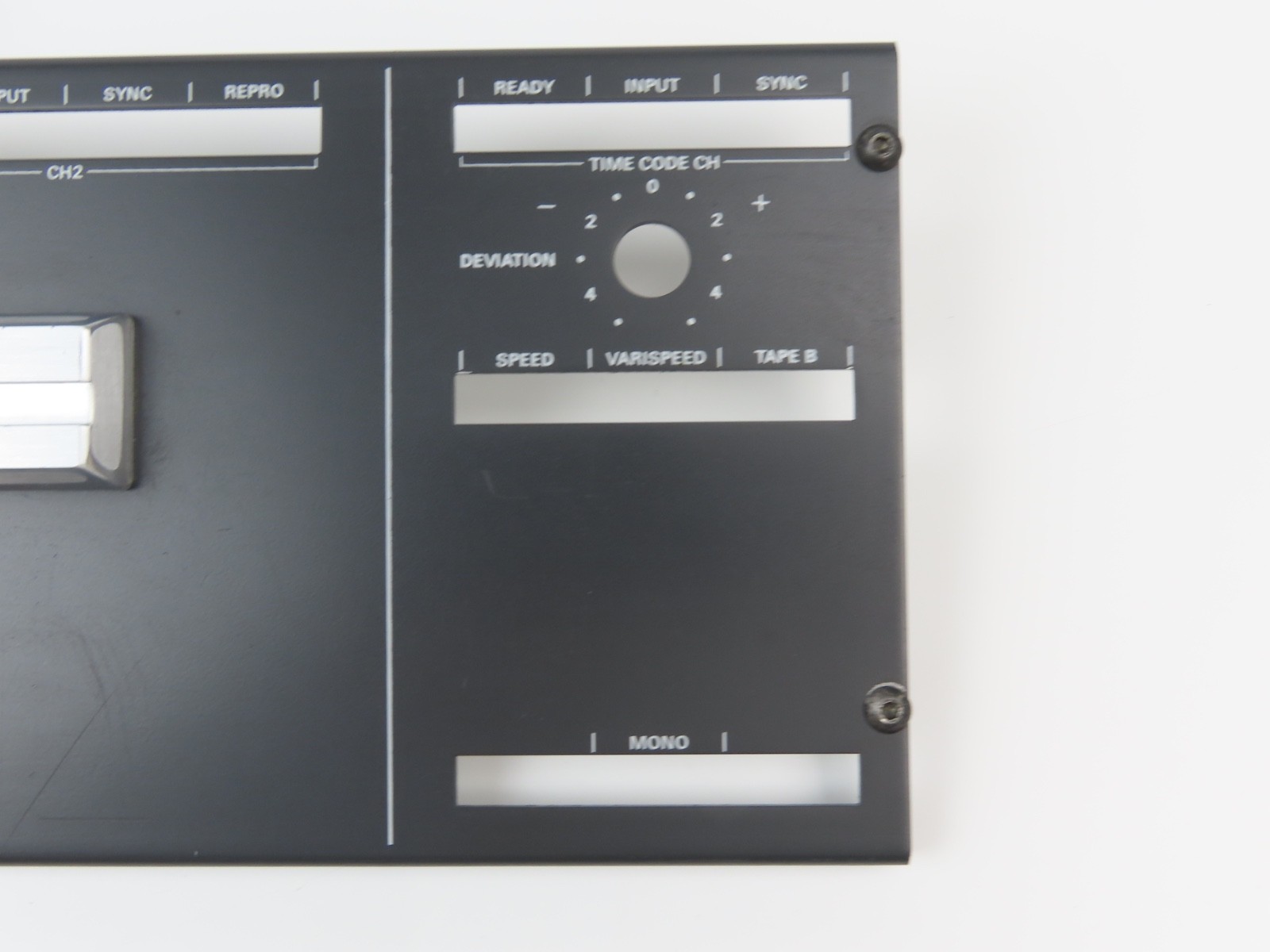 *Studer A807* Front Panel Lower Section Reel to Reel Part /FP344 - Image 6