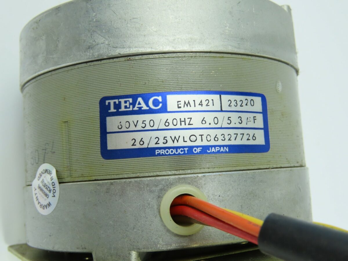 TEAC A-3340 - RH Reel Motor EM1421 23220 with Brake /T198 - Image 6