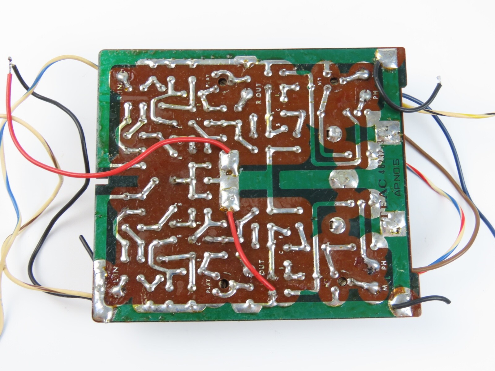 *Teac A-3300* Line Out & Phone Amplifier PCB Board Reel to Reel Part /T650 - Image 4