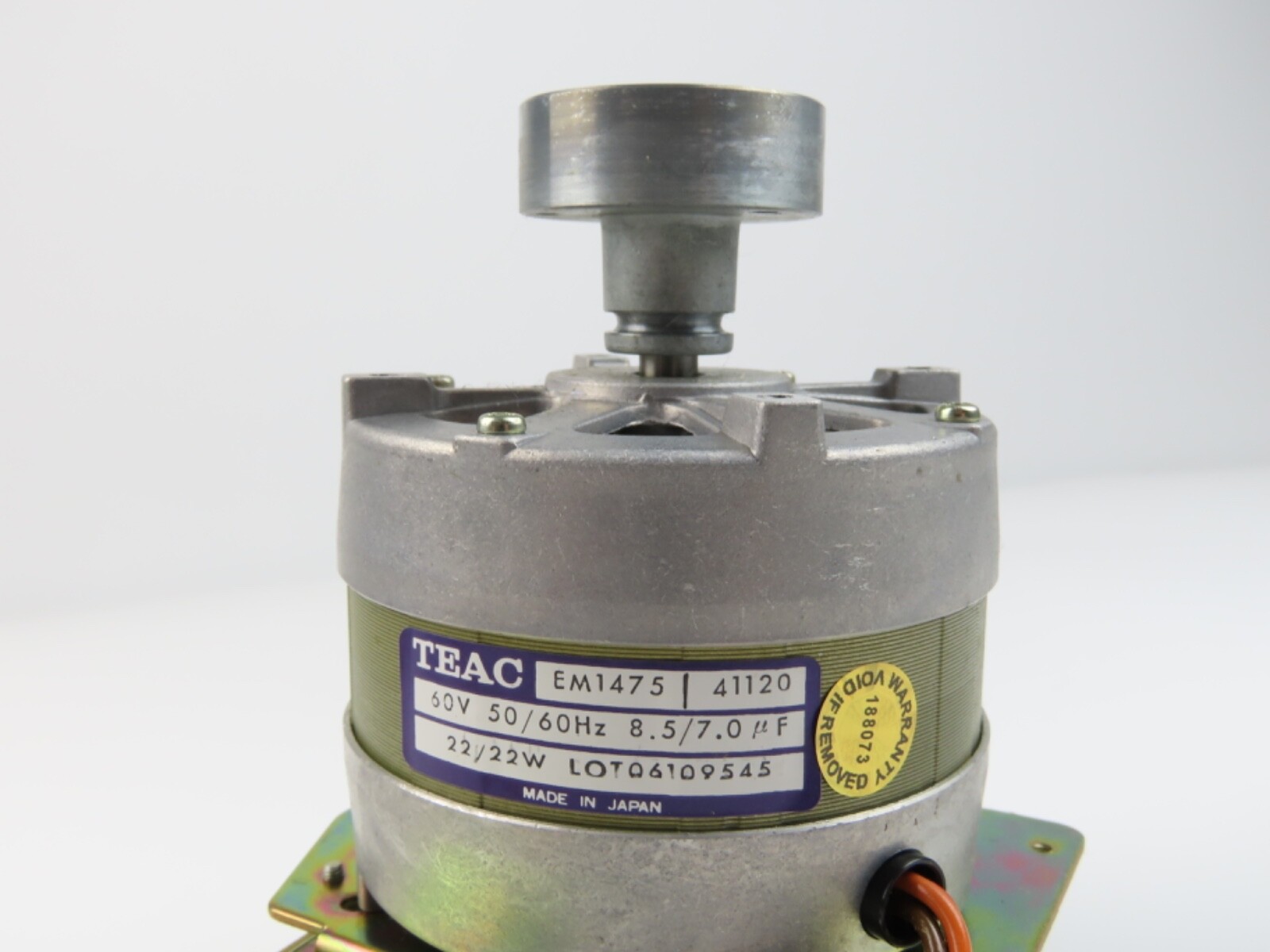*Teac A-3440* Reel Motor EM1475 RH with Brake Reel to Reel Part /T611 - Image 5