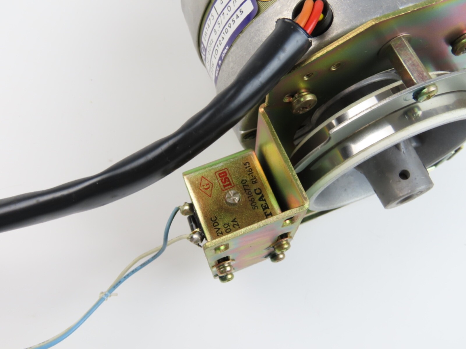 *Teac A-3440* Reel Motor EM1475 RH with Brake Reel to Reel Part /T611 - Image 8