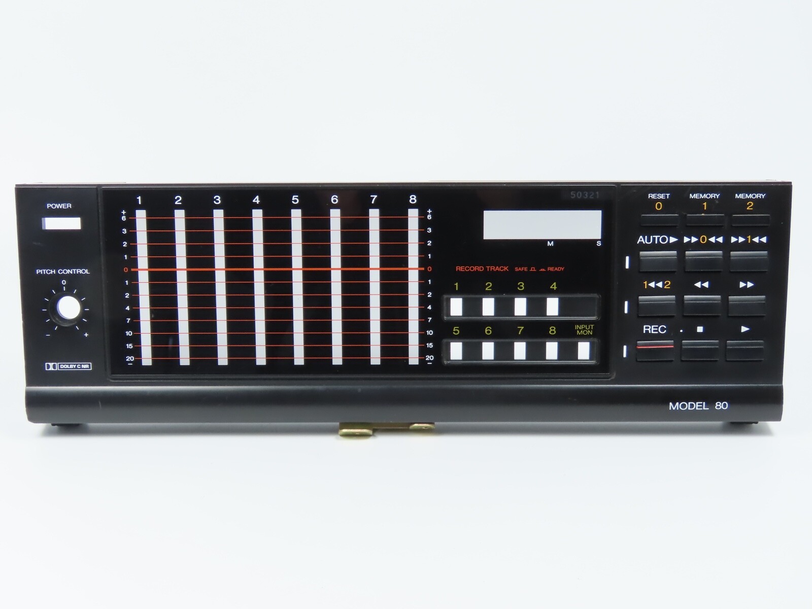 *FOSTEX MODEL 80* Front Panel Lower Section Faceplate Reel to Reel Part /FP20