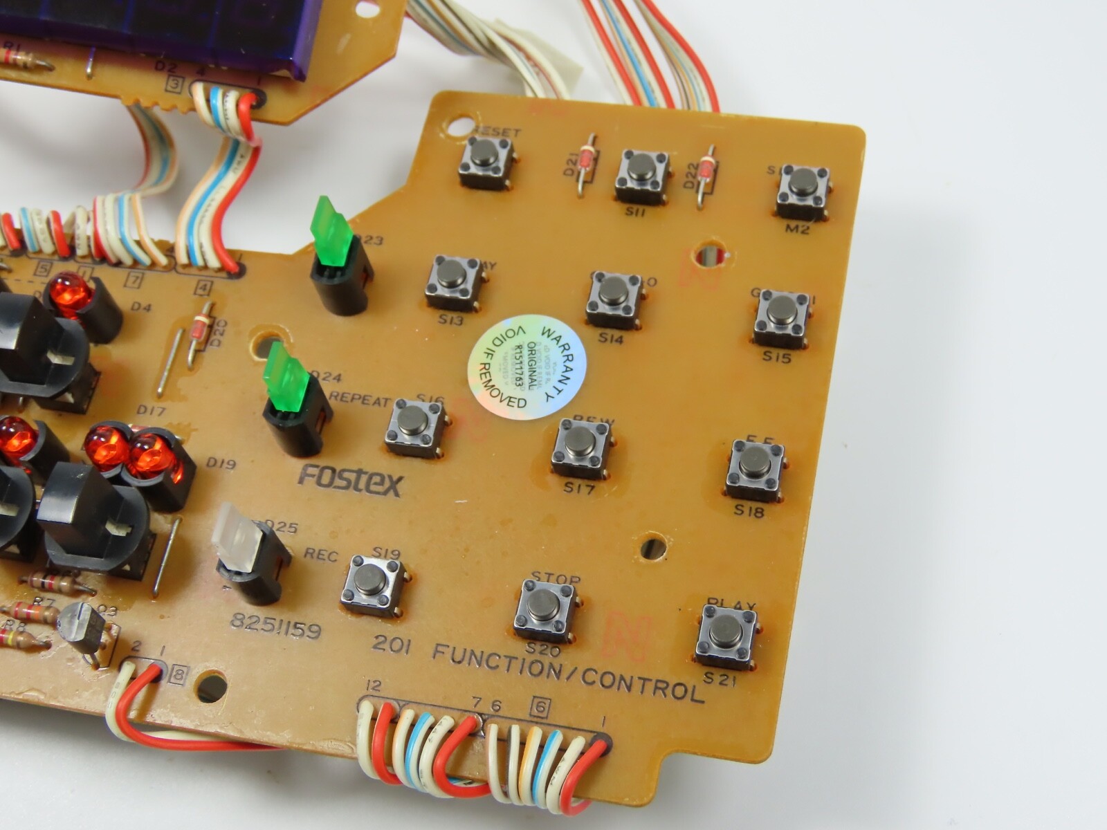 > FOSTEX MODEL80 < Function Control PCB Digital Counter Reel to Reel Part /Fx154 - Image 5