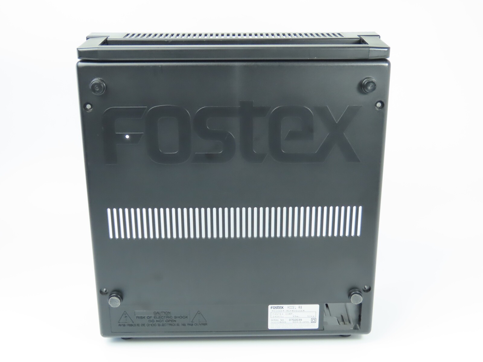 > FOSTEX R8 < Housing Cover Case with Handle Reel to Reel Parts /Sz - Image 6