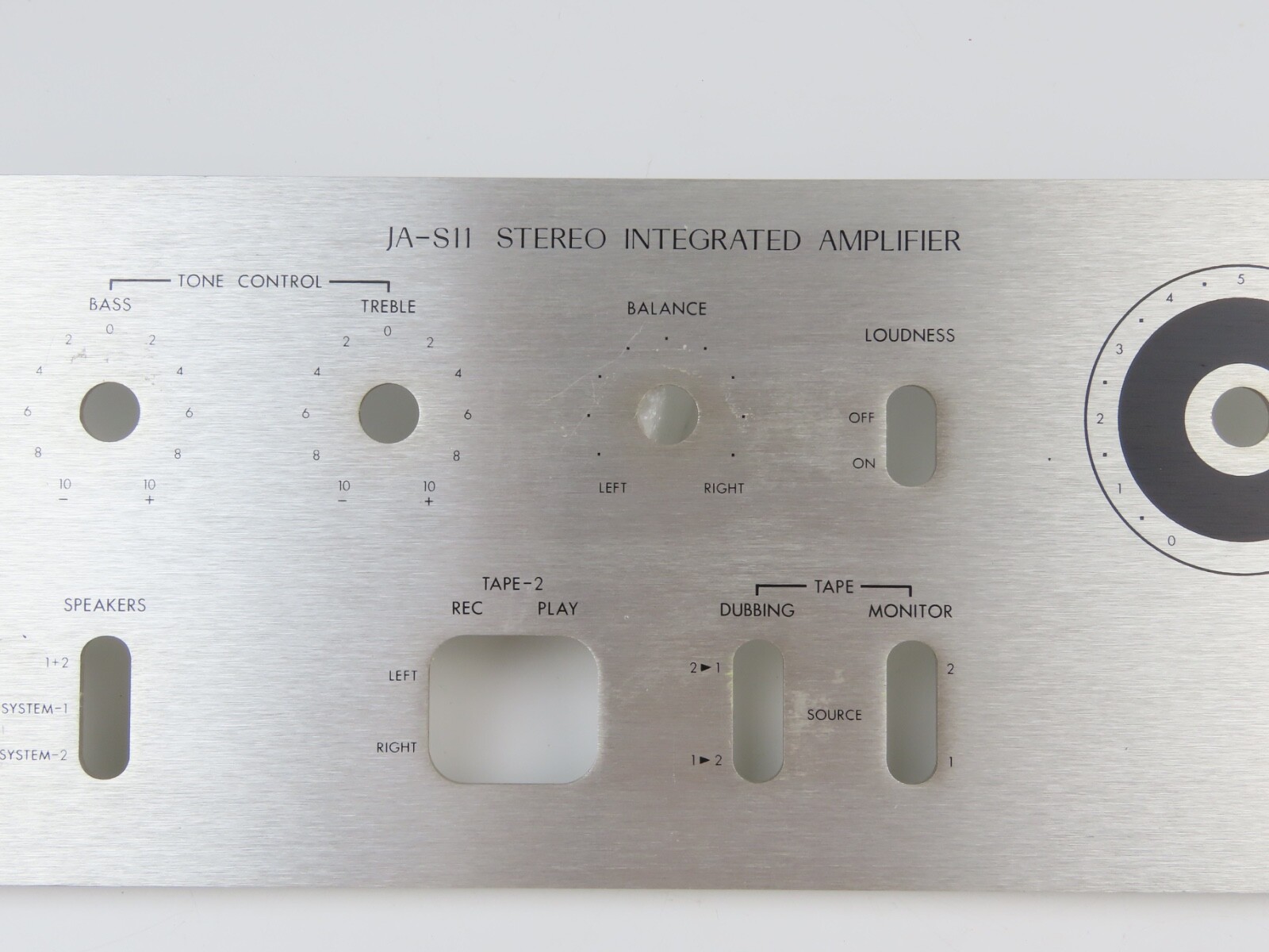 *JVC JA-S11* Front Panel Faceplate Amplifier Parts /FP321 - Image 4
