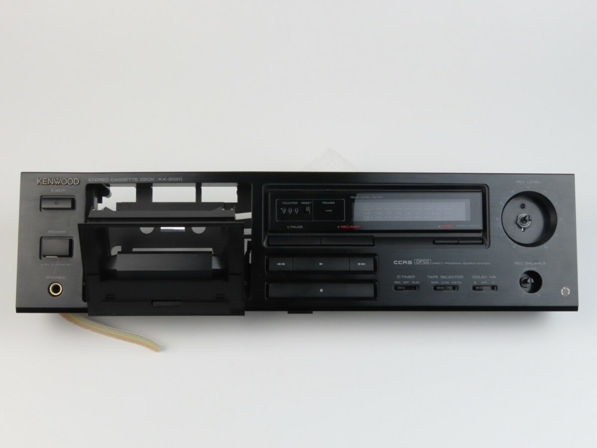 *KENWOOD KX-2020* Front Panel Faceplate Tape Deck Part /FP242