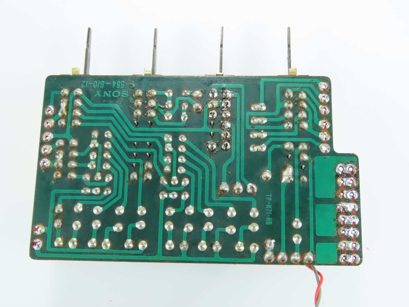 *SONY TC-206SD* Switch PCB Board 1-584-610-12 Tape Deck Part /A357 - Image 5