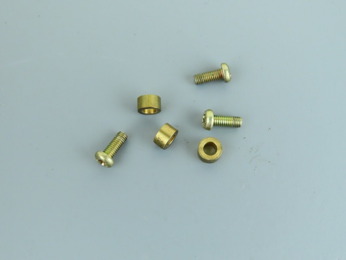 > SONY TC-399 < Heads Block Set of 3 Screws Reel to Reel Part #S45