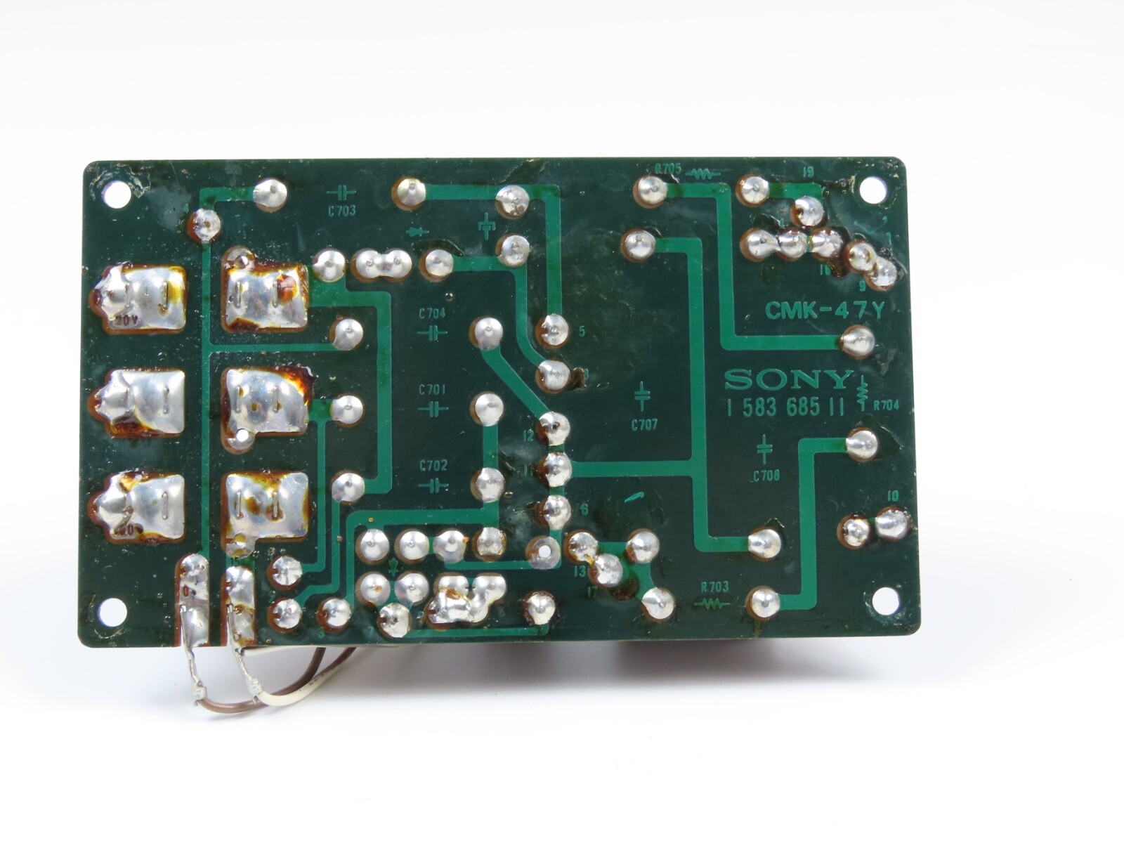 *SONY TC-645* System Control PCB Board Reel to Reel Part /S640 - Image 5