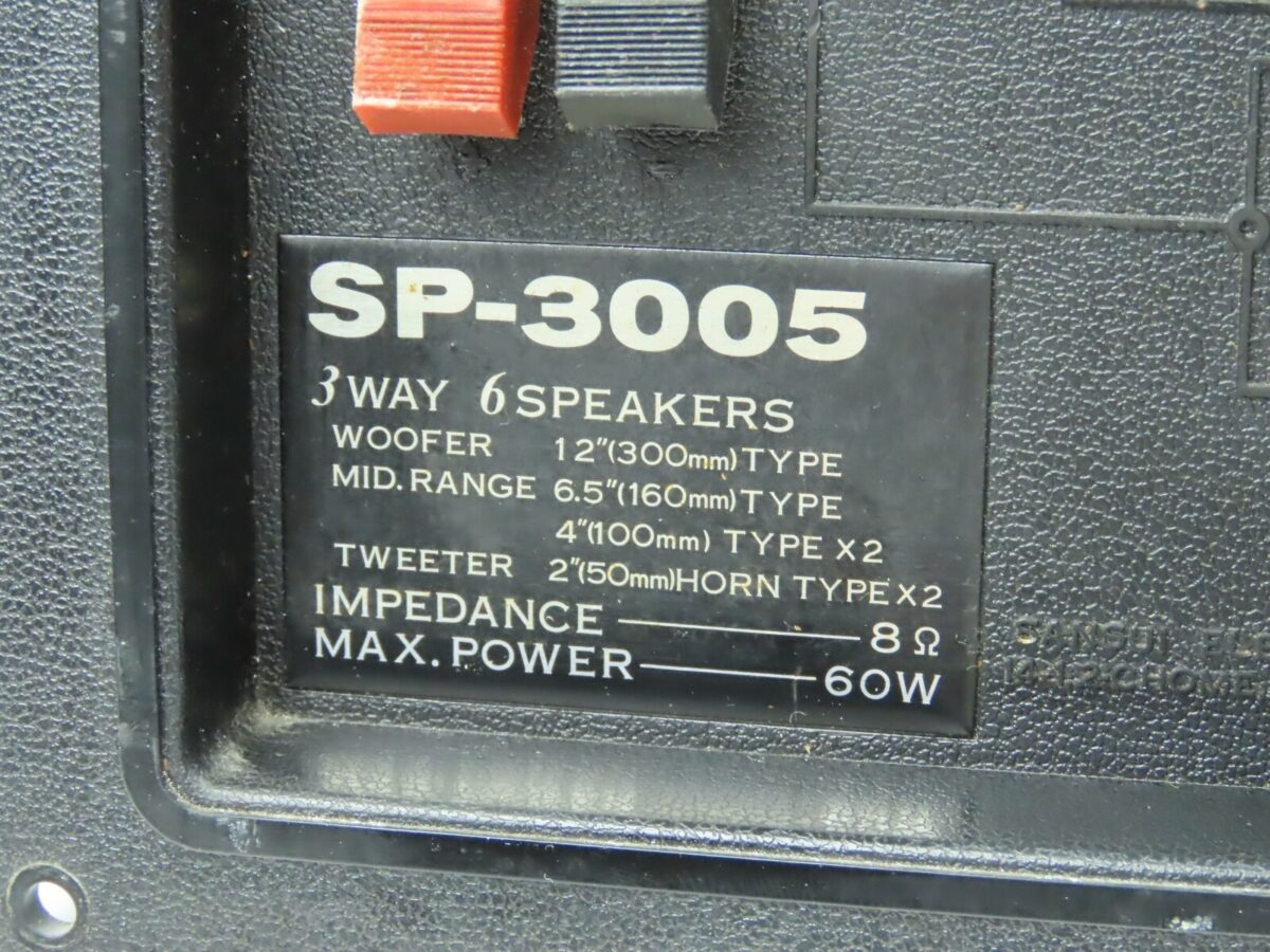 *Sansui SP-3005* 3-way 6-speakers Crossover Only One Speaker Part /ST1 - Image 4