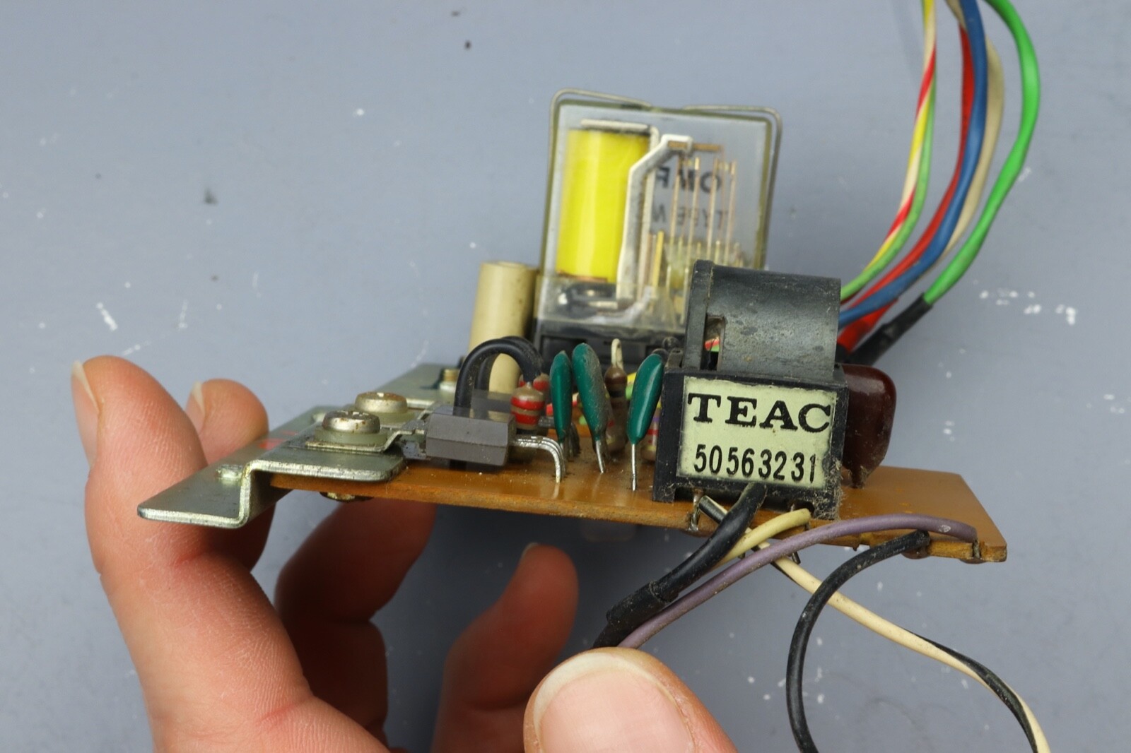 *TEAC A-3340S* Bias & Relay Board Card Chip Reel to Reel Part 50483322 /T10 - Image 4