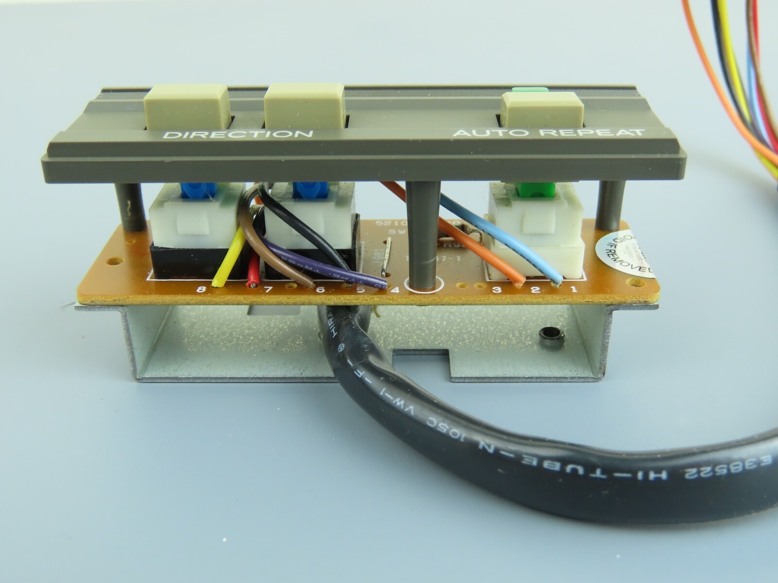> TEAC X-300R < Switch Panel with PCB Reel to Reel Part /Tx01 - Image 4