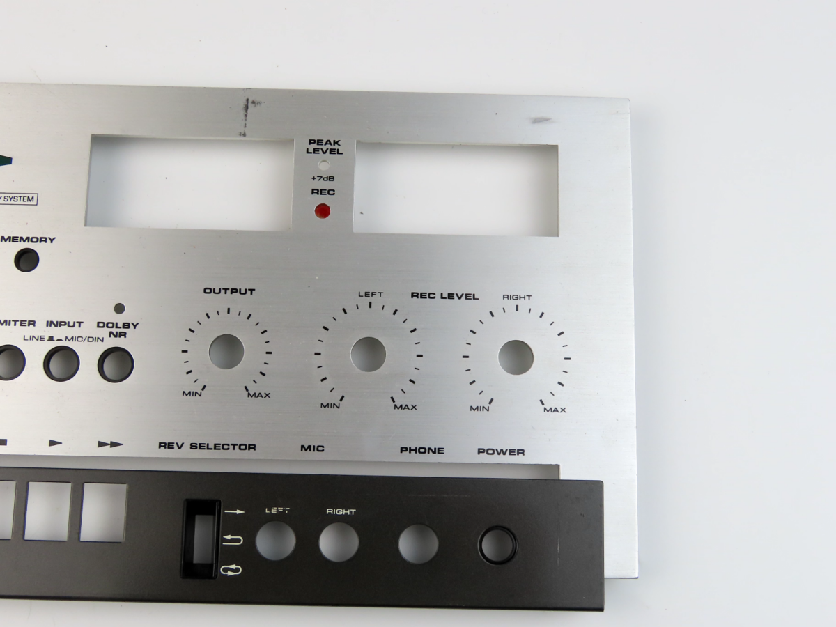 *Akai GXC-730D* Front Panel Faceplate Tape Deck Parts /FP241 - Image 6