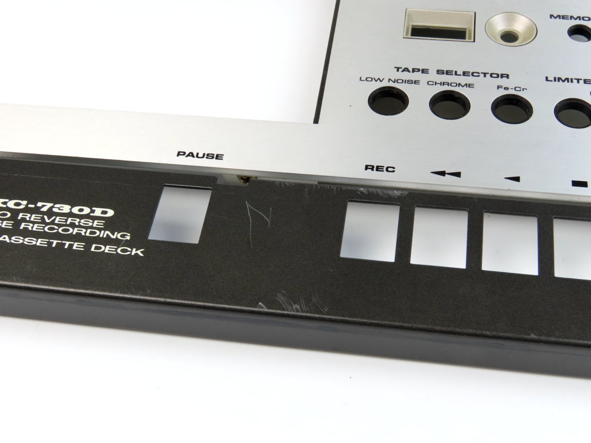 *Akai GXC-730D* Front Panel Faceplate Tape Deck Parts /FP241 - Image 7