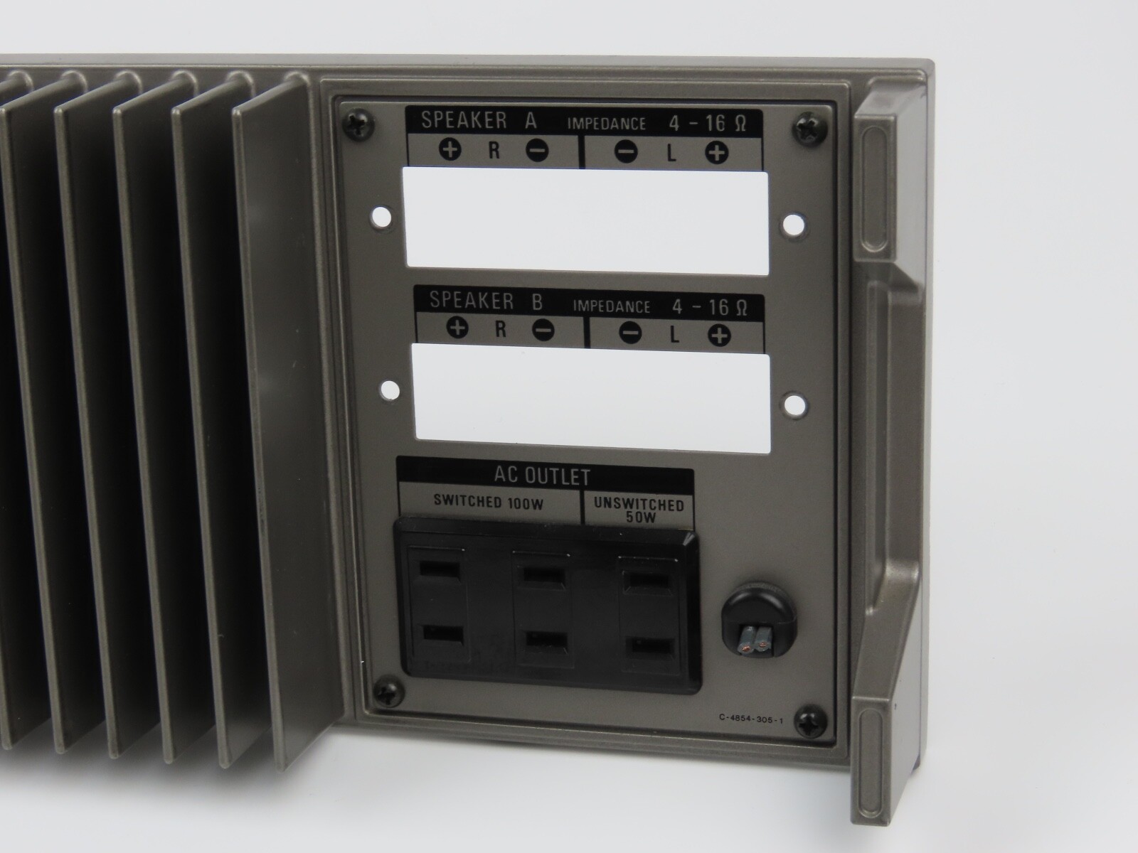 *Sony TA-F4* Rear Panel with Heat Cooler Amplifier Part /FP207 - Image 5