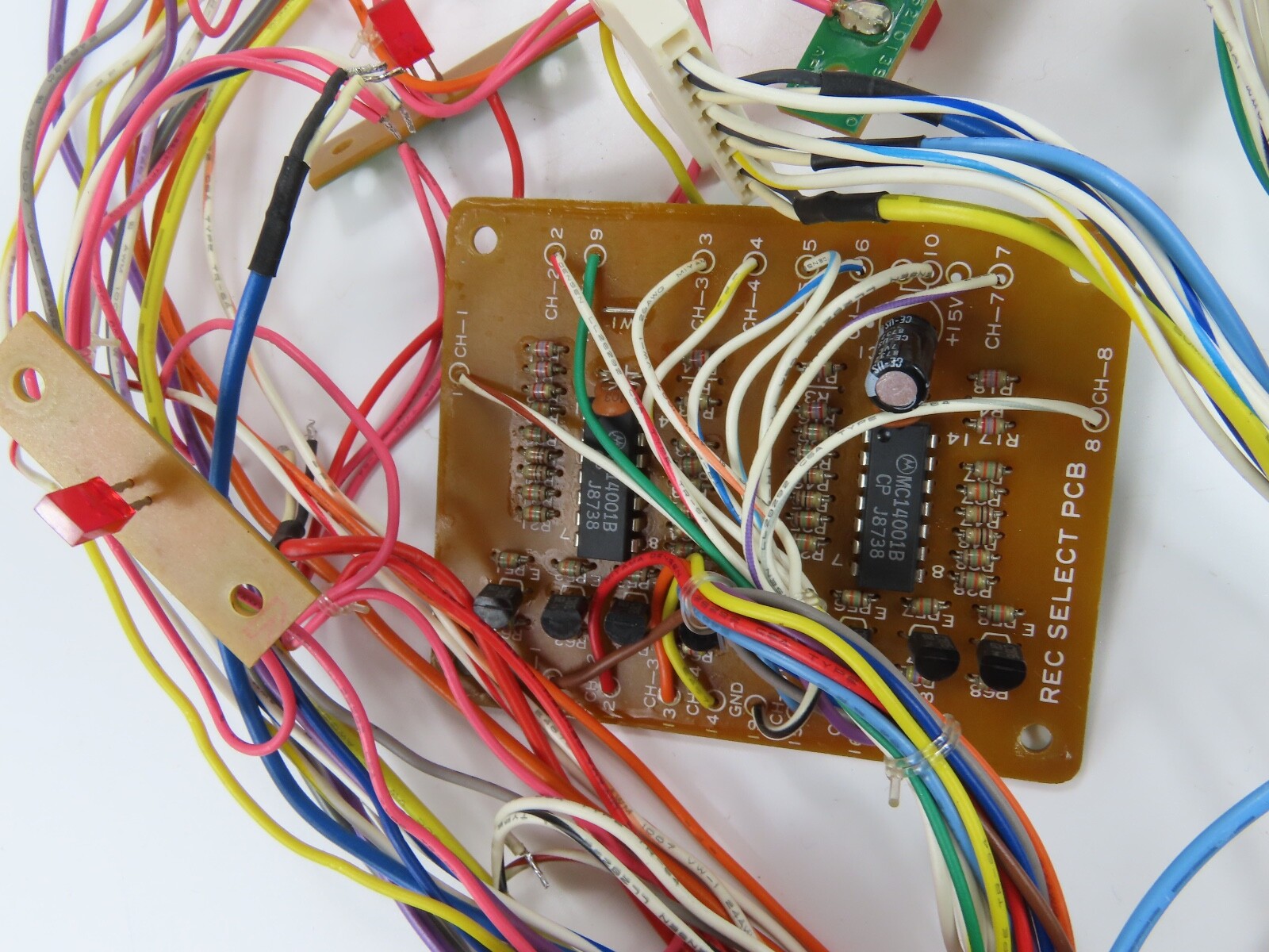 *TASCAM ATR60* Rec. Selector PCB Board 52101391-00 Reel to Reel Part /TS78 - Image 3