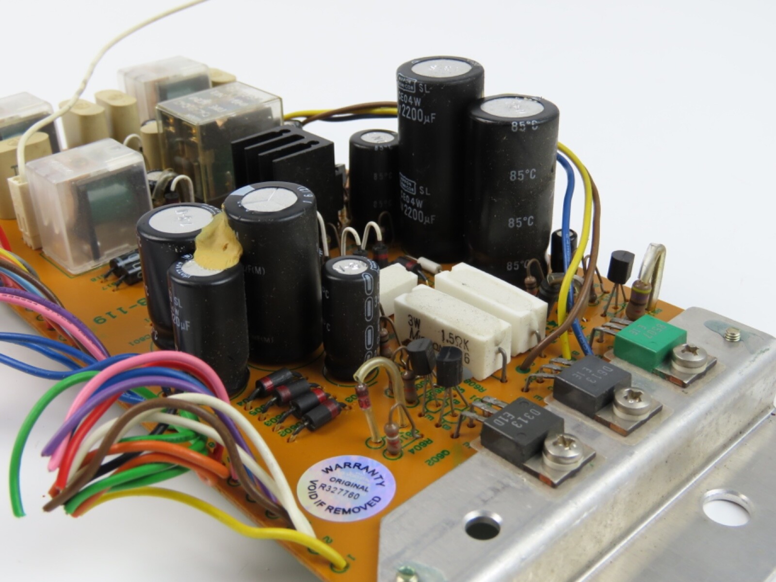 *Teac A-3440* Power Supply PCB-119 Board Reel to Reel Part /T579 - Image 3