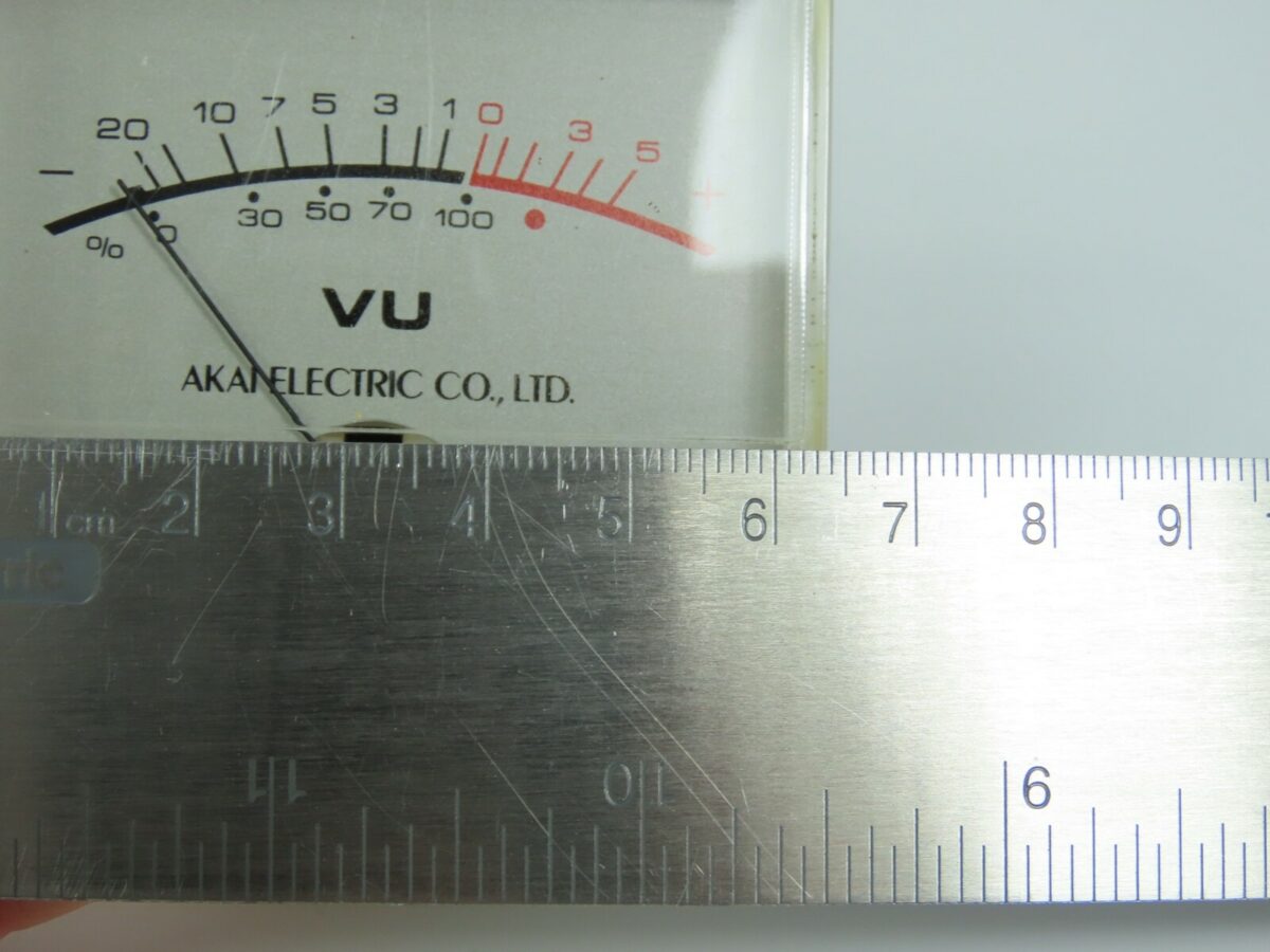 > AKAI CS-707D < VU Meter with Bulb Tape Deck Part /B182 - Image 7