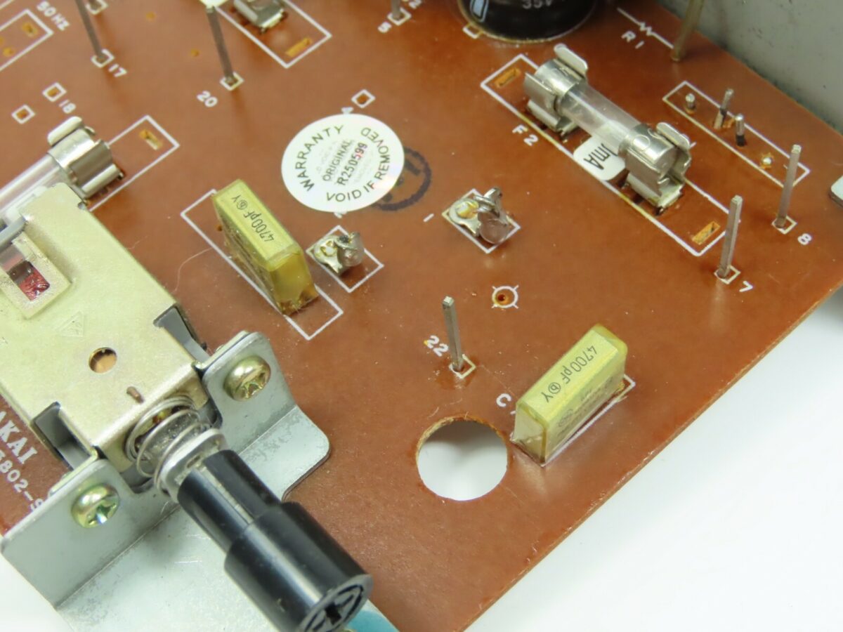 > AKAI GX-4000 < Power Supply PCB LE-5802 220-240V Reel to Reel Part /AK218 - Image 4