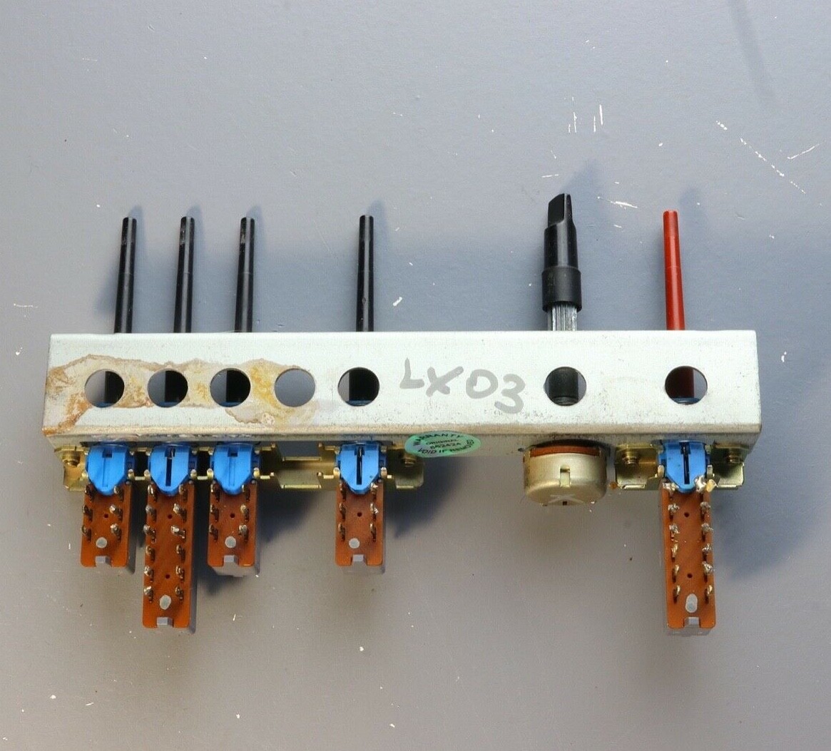 > Luxman K15 < Switches Assembly Upper Monitor Bias Reset /Lx03