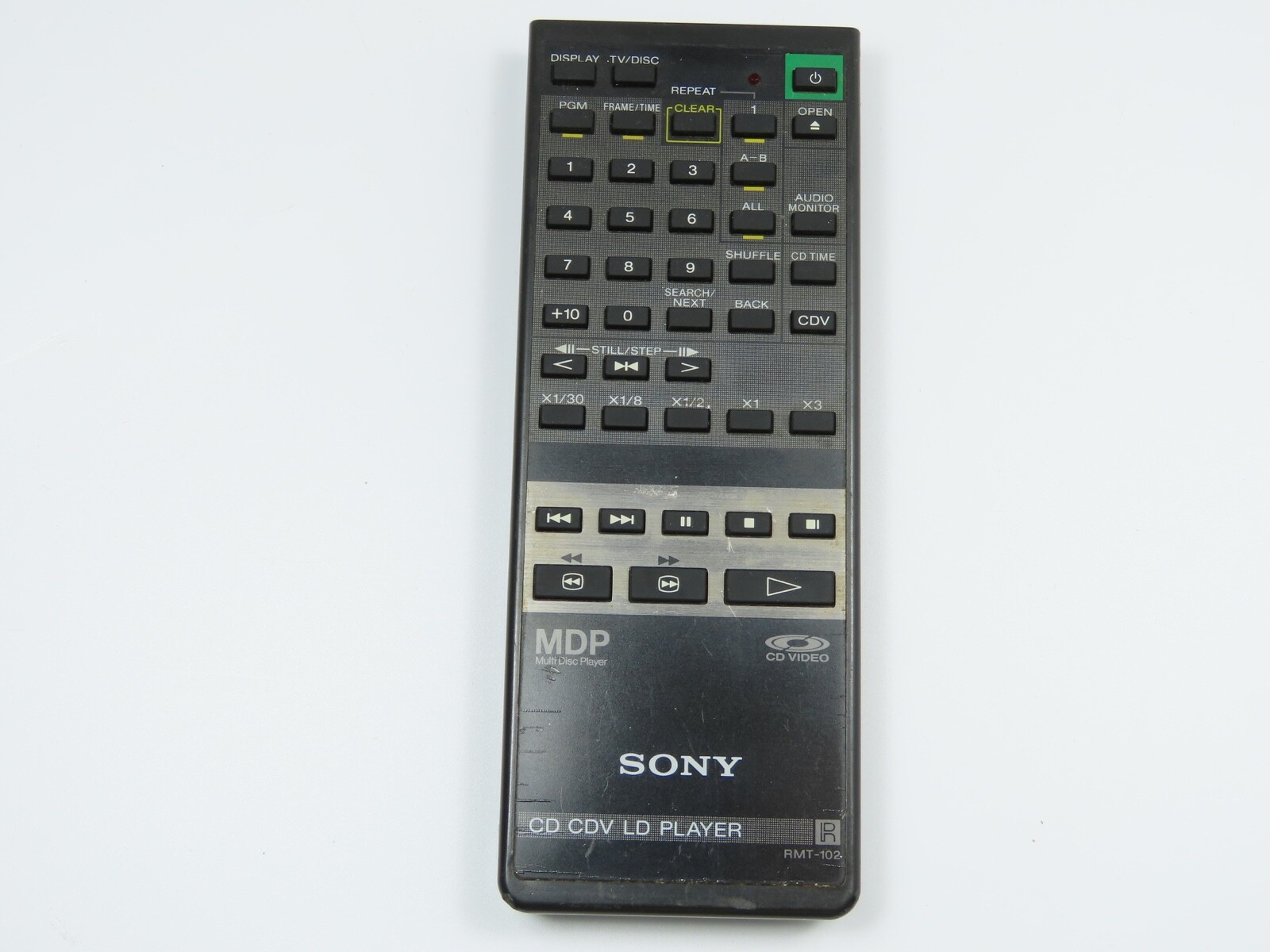 SONY CD DCV LP PLAYER Remote Control RMT-101 /060