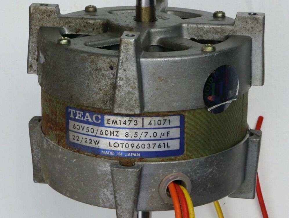 *TEAC A-3340S* Reel Motor 60V 8.5/7.0uF Reel to Reel Part EM1473 /T62 - Image 6