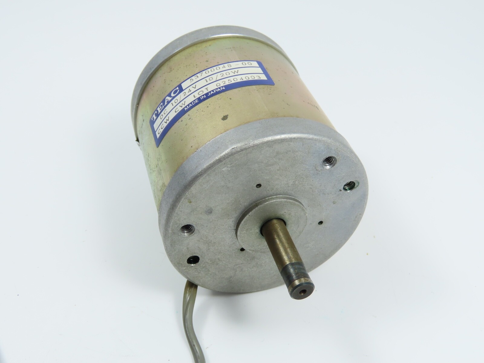 > TEAC X-2000R < Reel Motor DC10/24V 10/20 5370004800 Reel to Reel Parts /Tr03 - Image 4